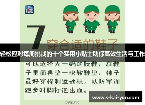 轻松应对每周挑战的十个实用小贴士助你高效生活与工作