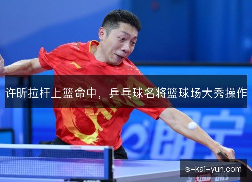 许昕拉杆上篮命中,乒乓球名将篮球场大秀操作 许昕拉杆上篮命中,乒乓球名将篮球场大秀操作
